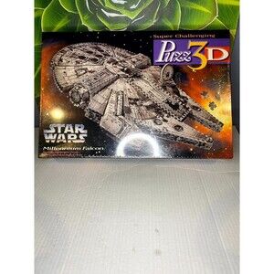 vintage 1995 Star Wars Millennium Falcon Puzzle 3D 857 pieces (SEALED)